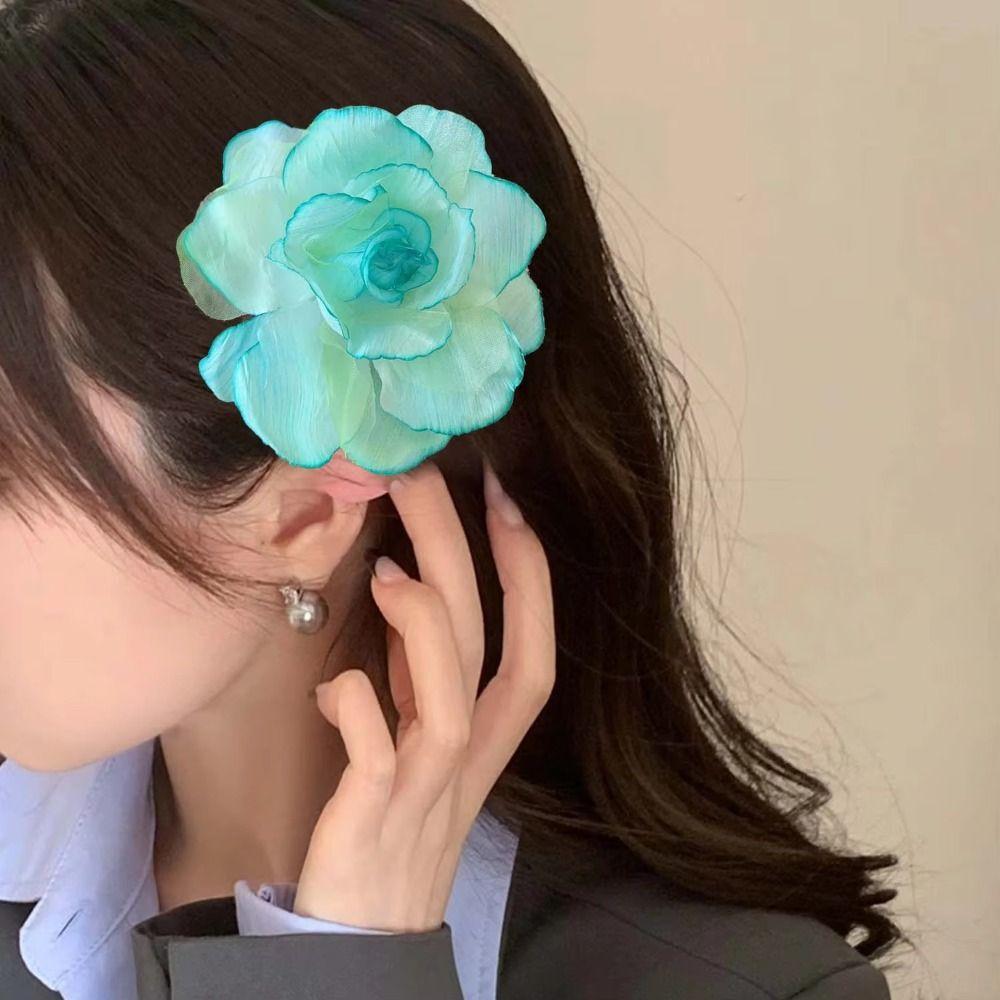 Cloth Simulation Flower Hair Clip Bohemian Style Duckbill Clip Fashion Rose Flower Hairpin Girl зелений
Cloth Simulation Flower Hair Clip Bohemian Style Duckbill Clip Fashion Rose Flower Hairpin Girl зелений
