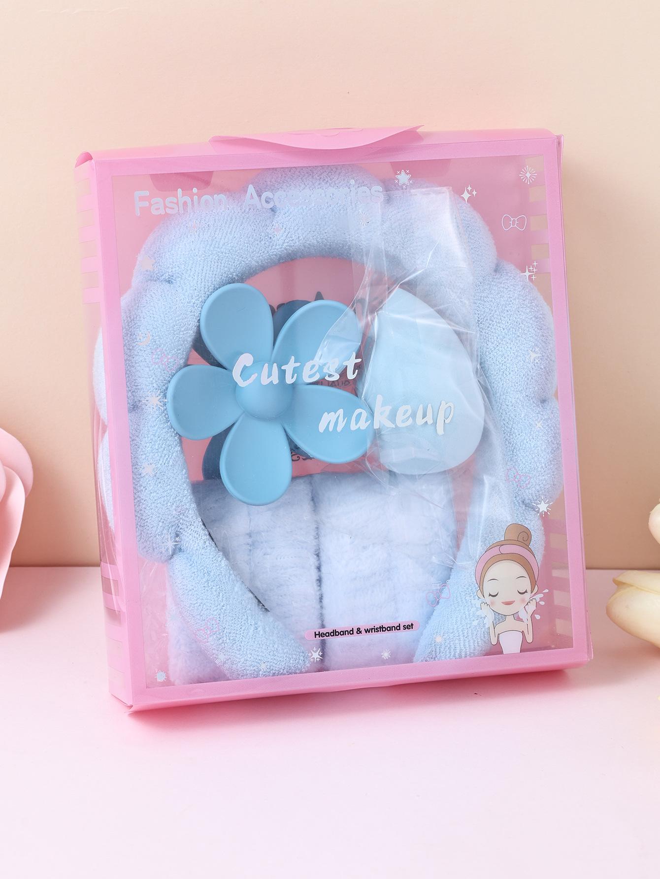 5Pcs Skincare Wristband&Cloud Headband Set,Sponge High Crown Hair Hoop for Face Washing,Makeup Headband with Hair Clips,Cute Bathroom Hair Accessories 5pcs
5Pcs Skincare Wristband&Cloud Headband Set,Sponge High Crown Hair Hoop for Face Washing,Makeup Headband with Hair Clips,Cute Bathroom Hair Accessories 5pcs