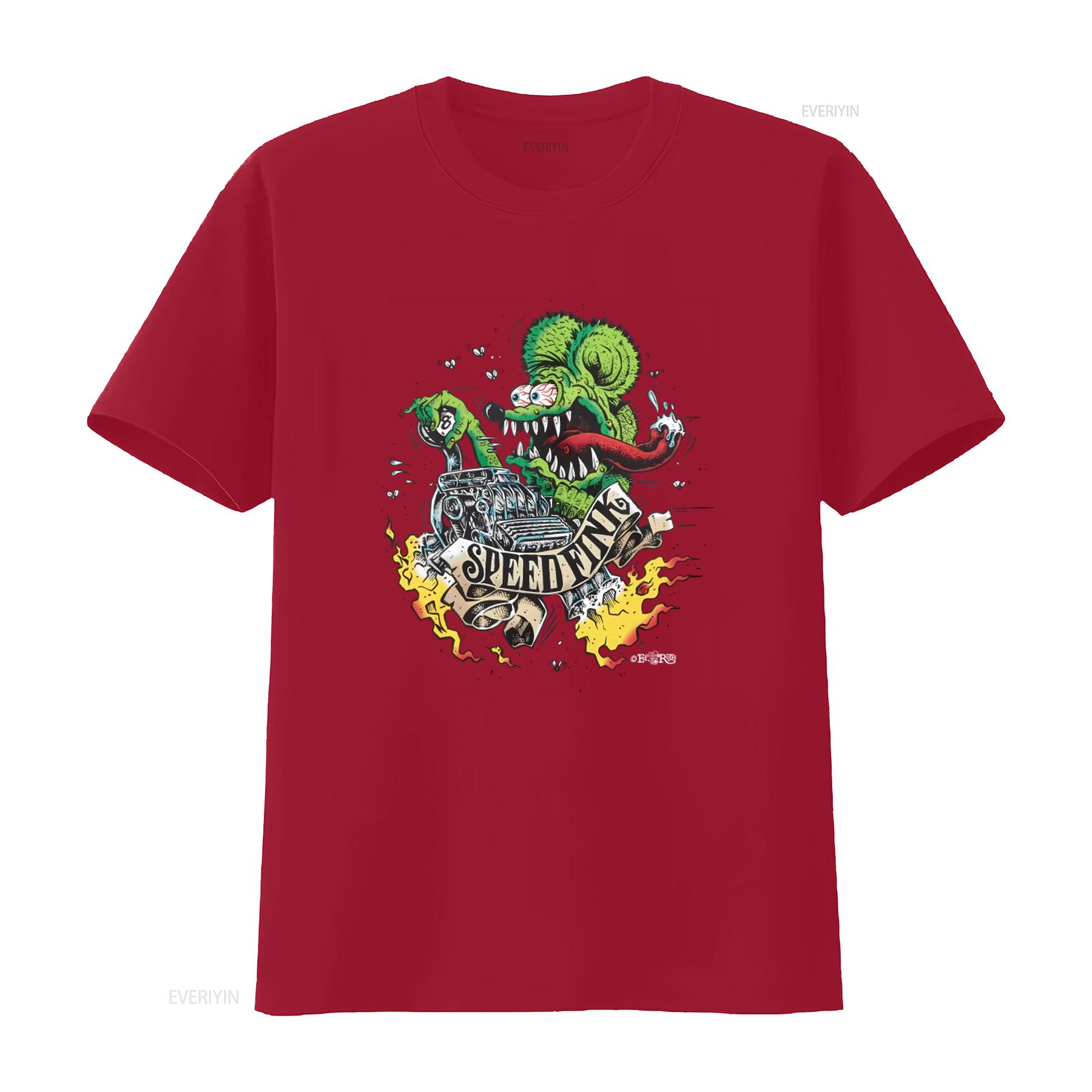 Mens Ed Big Daddy Roth Rat Fink Speed Engine White Cotton T Shirt M 3XL vintage Washed Unisex Breathable Slightly Versatile S
Mens Ed Big Daddy Roth Rat Fink Speed Engine White Cotton T Shirt M 3XL vintage Washed Unisex Breathable Slightly Versatile S