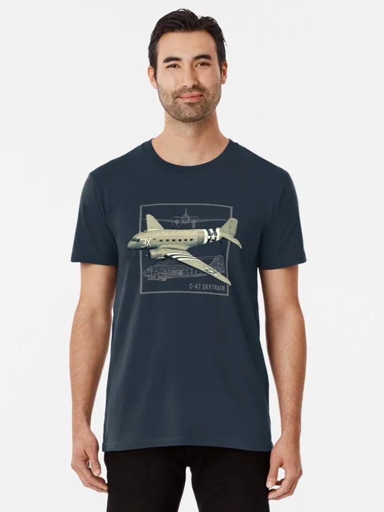 WWII USAF C47 Skytrain Dakota Military Transport Plane T Shirt 100 Cotton Short Sleeve ONeck Casual Tshirt New Size S3XL 4XL
WWII USAF C47 Skytrain Dakota Military Transport Plane T Shirt 100 Cotton Short Sleeve ONeck Casual Tshirt New Size S3XL 4XL