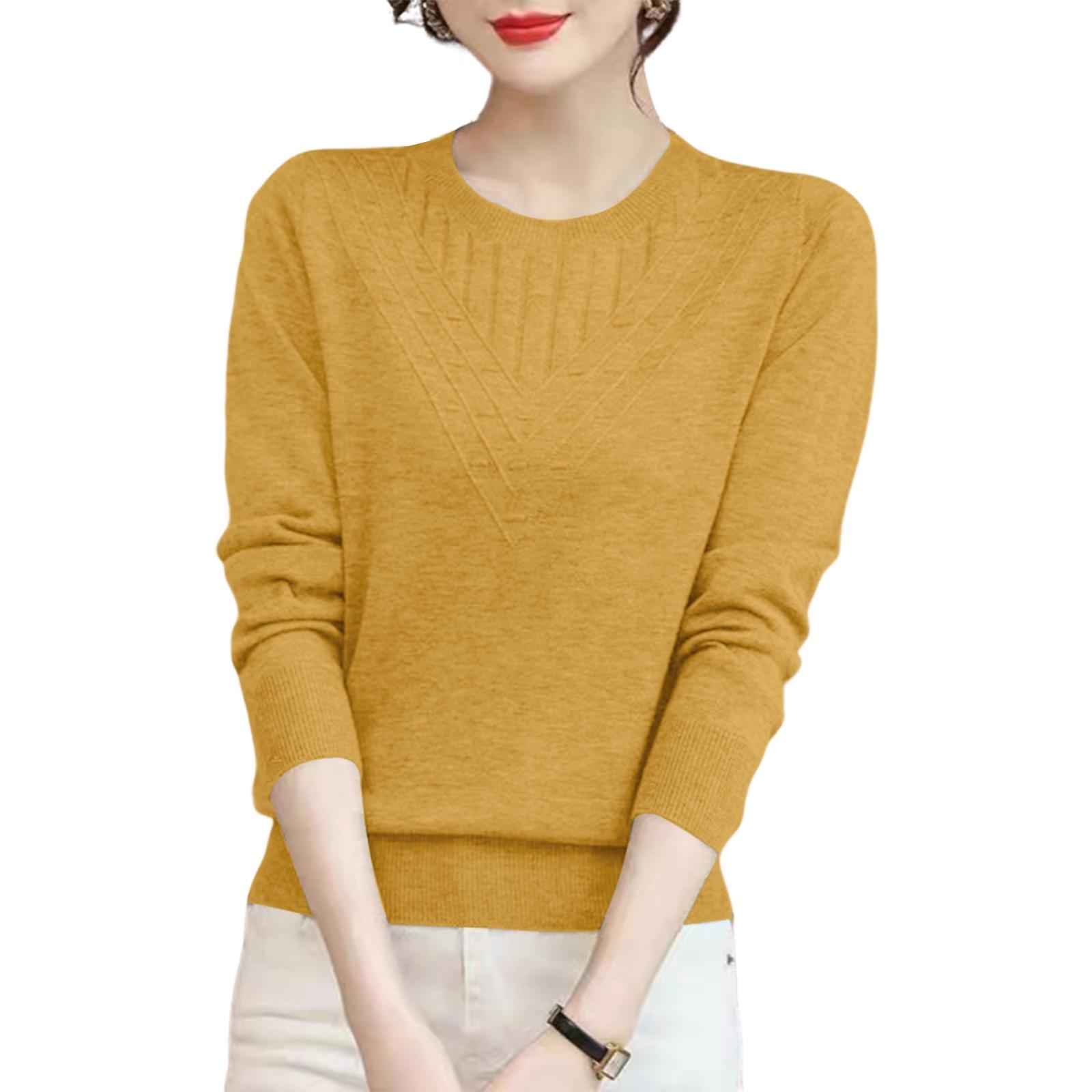 Women s Fashionable And Versatile Knitted Bottoming Shirt One Size
Women s Fashionable And Versatile Knitted Bottoming Shirt One Size