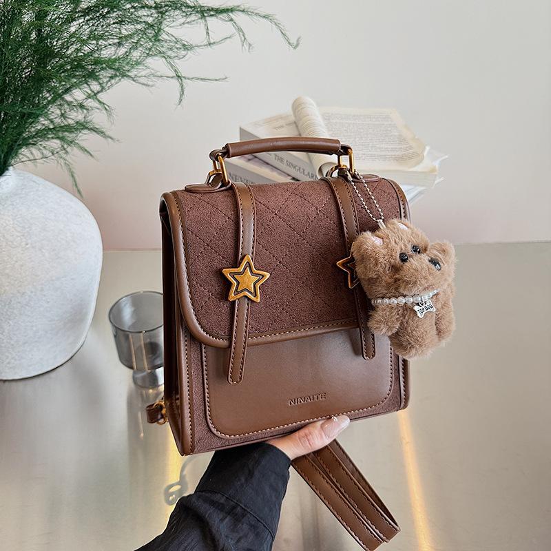 Niche design backpack female fashion student class schoolbag Korean version of leisure street trend lightweight travel backpack темно-коричневого
Niche design backpack female fashion student class schoolbag Korean version of leisure street trend lightweight travel backpack темно-коричневого