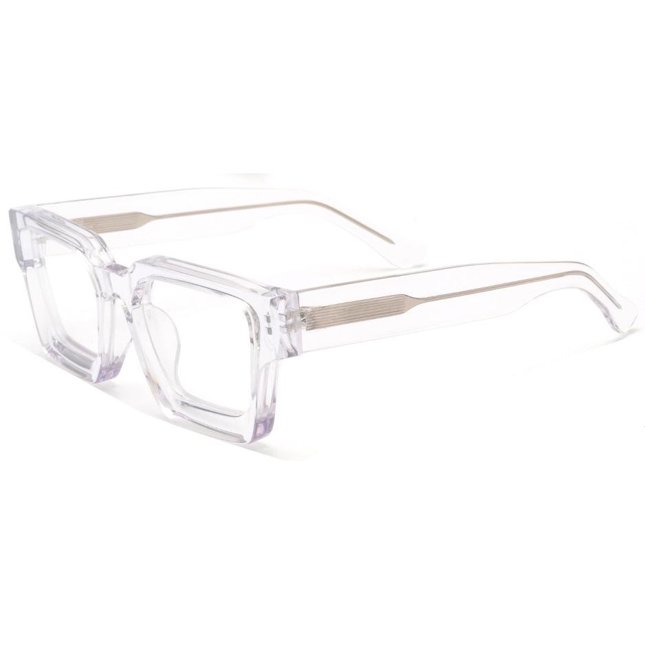 Transparent Oversized Square Reading Eyeglasses Anti- Blue Lightweight Fashiona Glasses Acetate Thick Frame Presbyopia Eyewear Unisex Presbyopia4.5
Transparent Oversized Square Reading Eyeglasses Anti- Blue Lightweight Fashiona Glasses Acetate Thick Frame Presbyopia Eyewear Unisex Presbyopia4.5