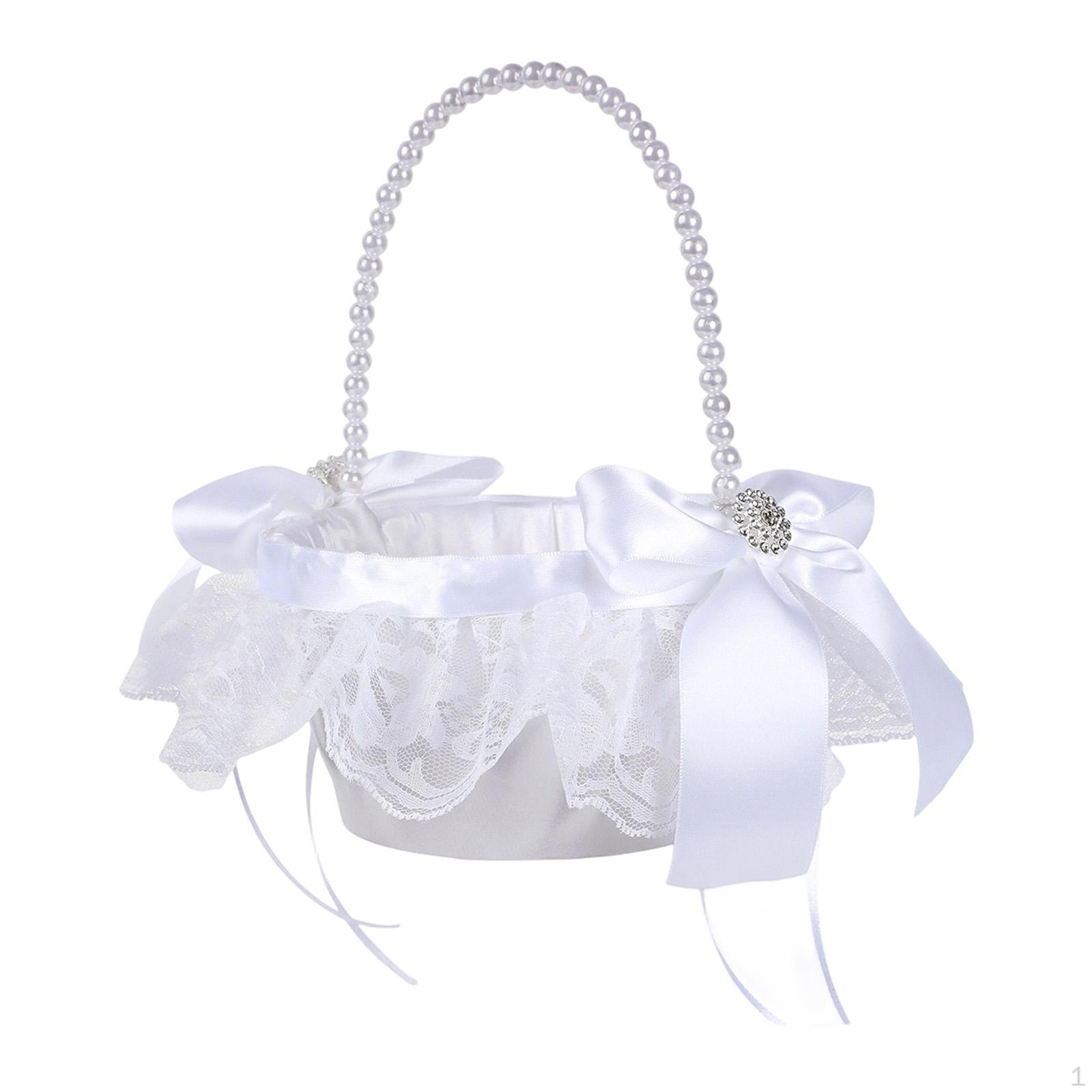Wedding Basket for Girls, Organizer Flower Petals And Sweets Made of Polyester PP, Suitable білий
Wedding Basket for Girls, Organizer Flower Petals And Sweets Made of Polyester PP, Suitable білий