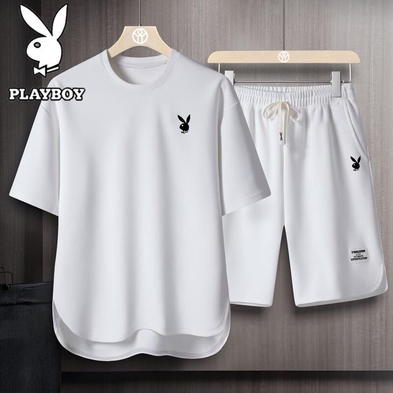 Playboy Men s Summer Casual Short-Sleeve Top & Shorts Set M
Playboy Men s Summer Casual Short-Sleeve Top & Shorts Set M