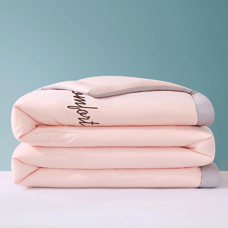 Silk Air Conditioned Quilt Embroidered Cooling Summer Bedding Lightweight Breathable Soybean Fiber 120x150cm
Silk Air Conditioned Quilt Embroidered Cooling Summer Bedding Lightweight Breathable Soybean Fiber 120x150cm