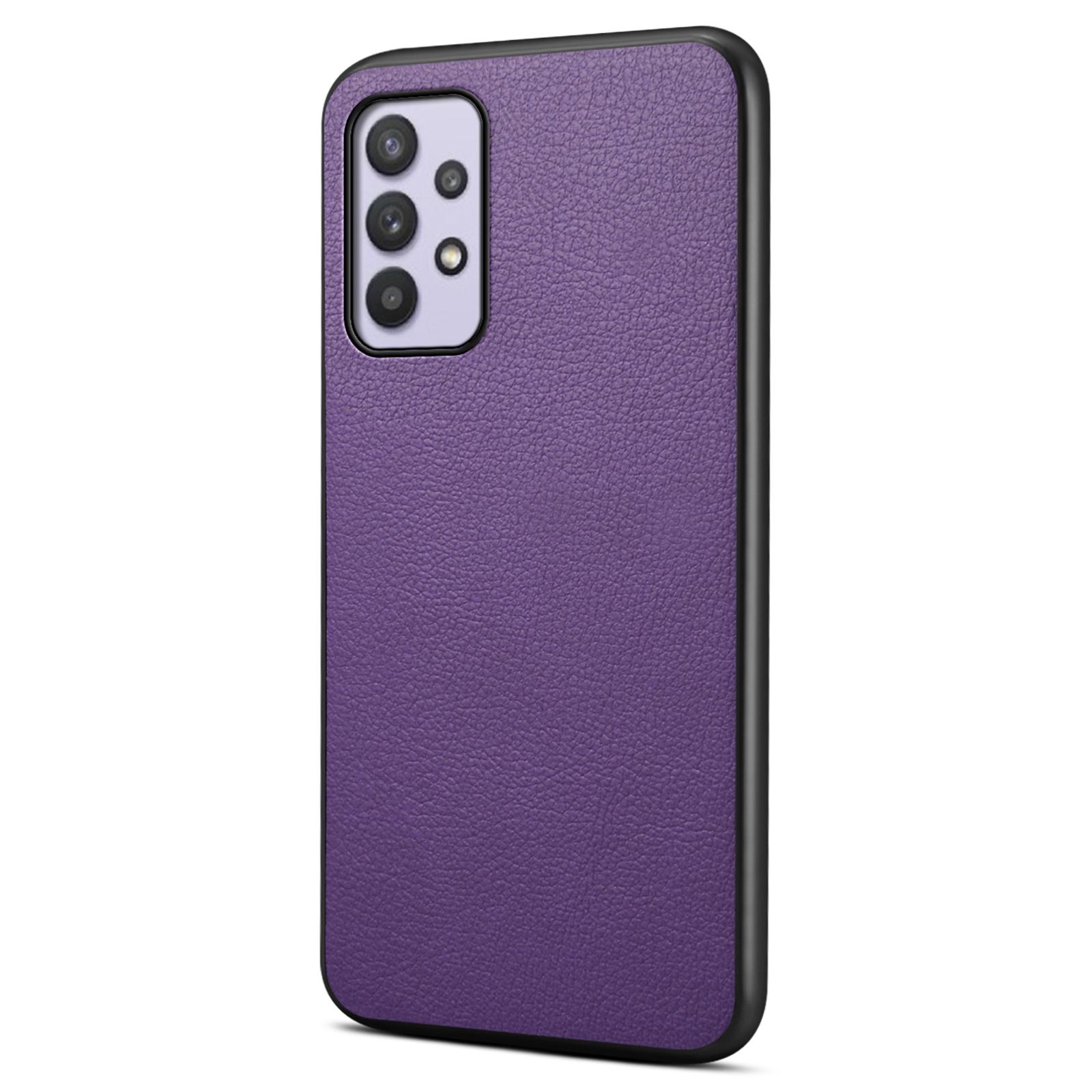 For Samsung Galaxy A32 5G/M32 5G Shockproof Case PU+TPU+PC Calf Texture Phone Protector Purple
For Samsung Galaxy A32 5G/M32 5G Shockproof Case PU+TPU+PC Calf Texture Phone Protector Purple