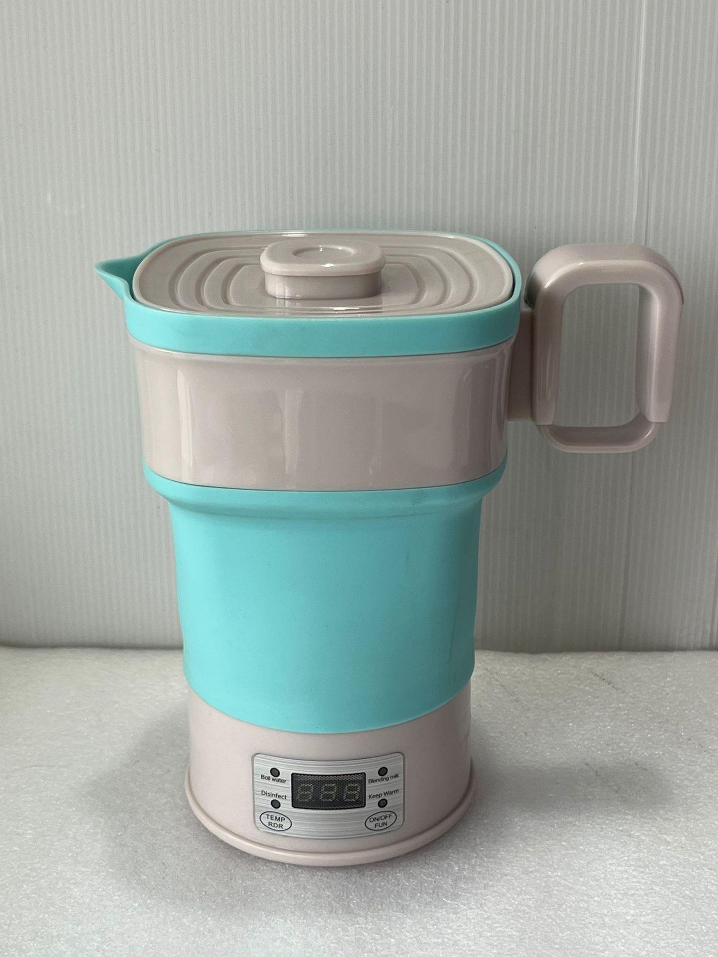 Foldable & Portable Travel Electric Kettle 0.8L Silicone Thermostatic 800W Auto Power Off 110V-240V Universal for Travel & Home JP синій
Foldable & Portable Travel Electric Kettle 0.8L Silicone Thermostatic 800W Auto Power Off 110V-240V Universal for Travel & Home JP синій