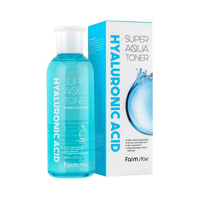 FARMSTAY HYALURONIC ACID SUPER AQUA TONER 200мл
FARMSTAY HYALURONIC ACID SUPER AQUA TONER 200мл