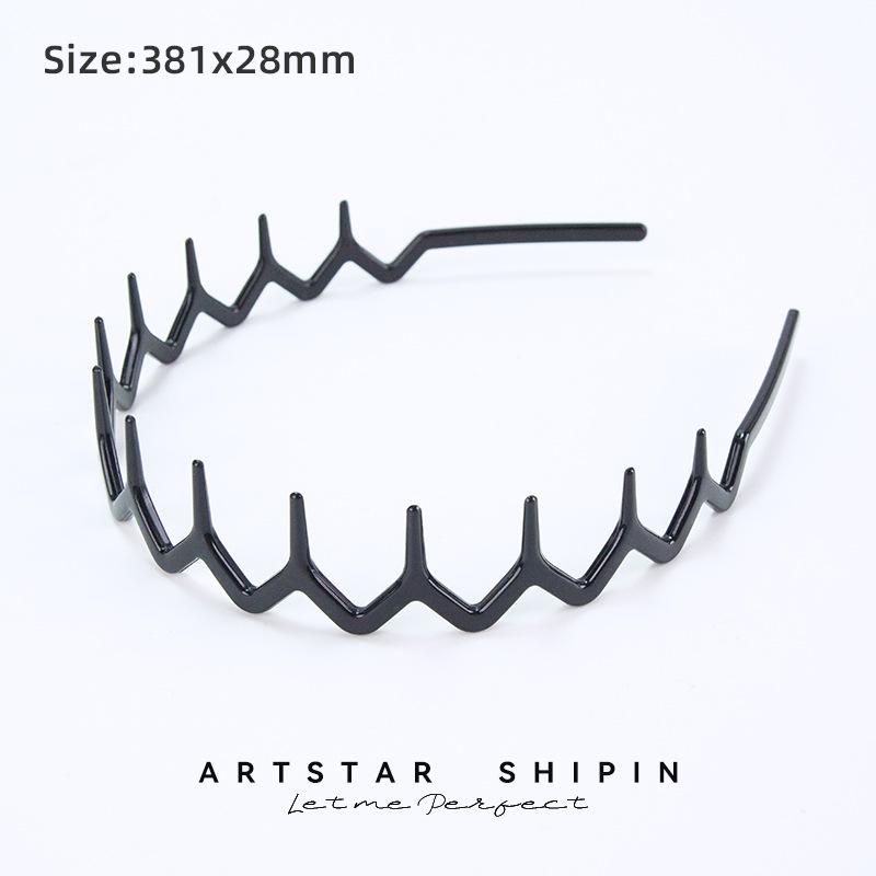 Korean Style Narrow Edge Headband with Teeth for Sports & Fashion
Korean Style Narrow Edge Headband with Teeth for Sports & Fashion