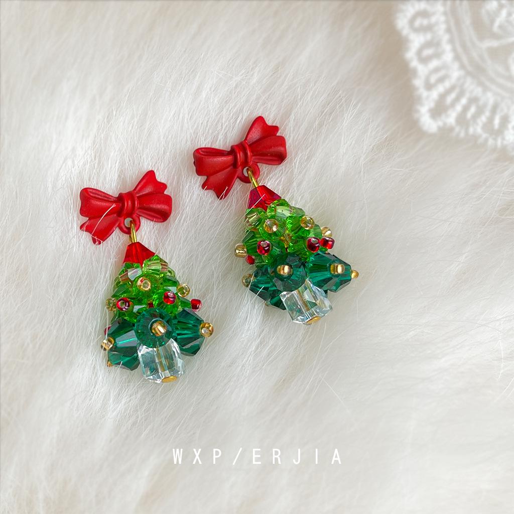 Детские Рождественские Серьги-Банты на Елку - Креативный Ручной Стиль для Женщин
Детские Рождественские Серьги-Банты на Елку - Креативный Ручной Стиль для Женщин
