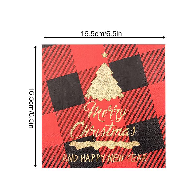 20PCS/Set Christmas Theme Christmas Party Supplies Disposable Tissues Restaurant Decorations Napkins Safe Christmas 33X33cm
20PCS/Set Christmas Theme Christmas Party Supplies Disposable Tissues Restaurant Decorations Napkins Safe Christmas 33X33cm