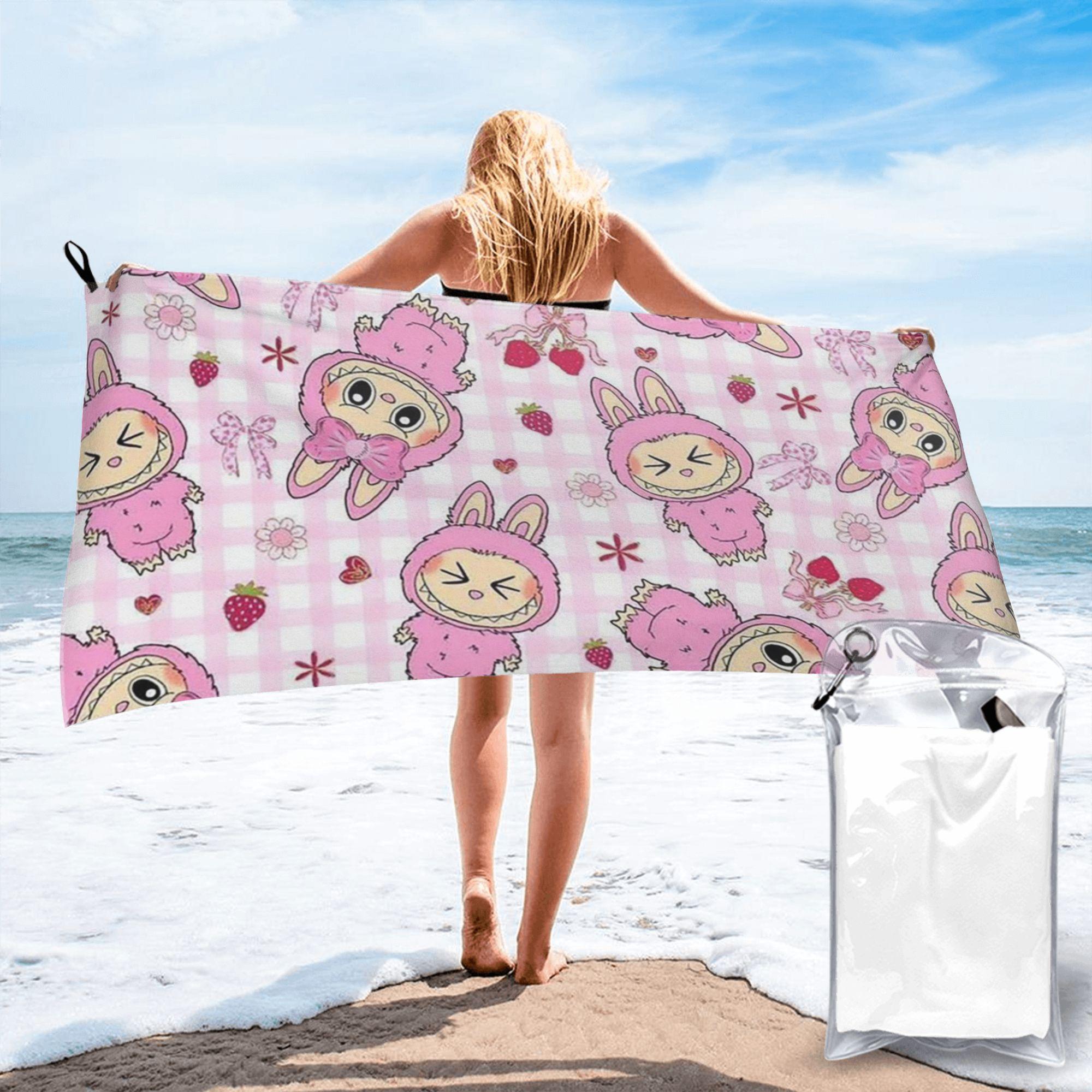 Pink Bubus Beach Towel Soft Microfiber Quick Dry Absorbent Quick Towels For Swimming W30*H60(CM)
Pink Bubus Beach Towel Soft Microfiber Quick Dry Absorbent Quick Towels For Swimming W30*H60(CM)