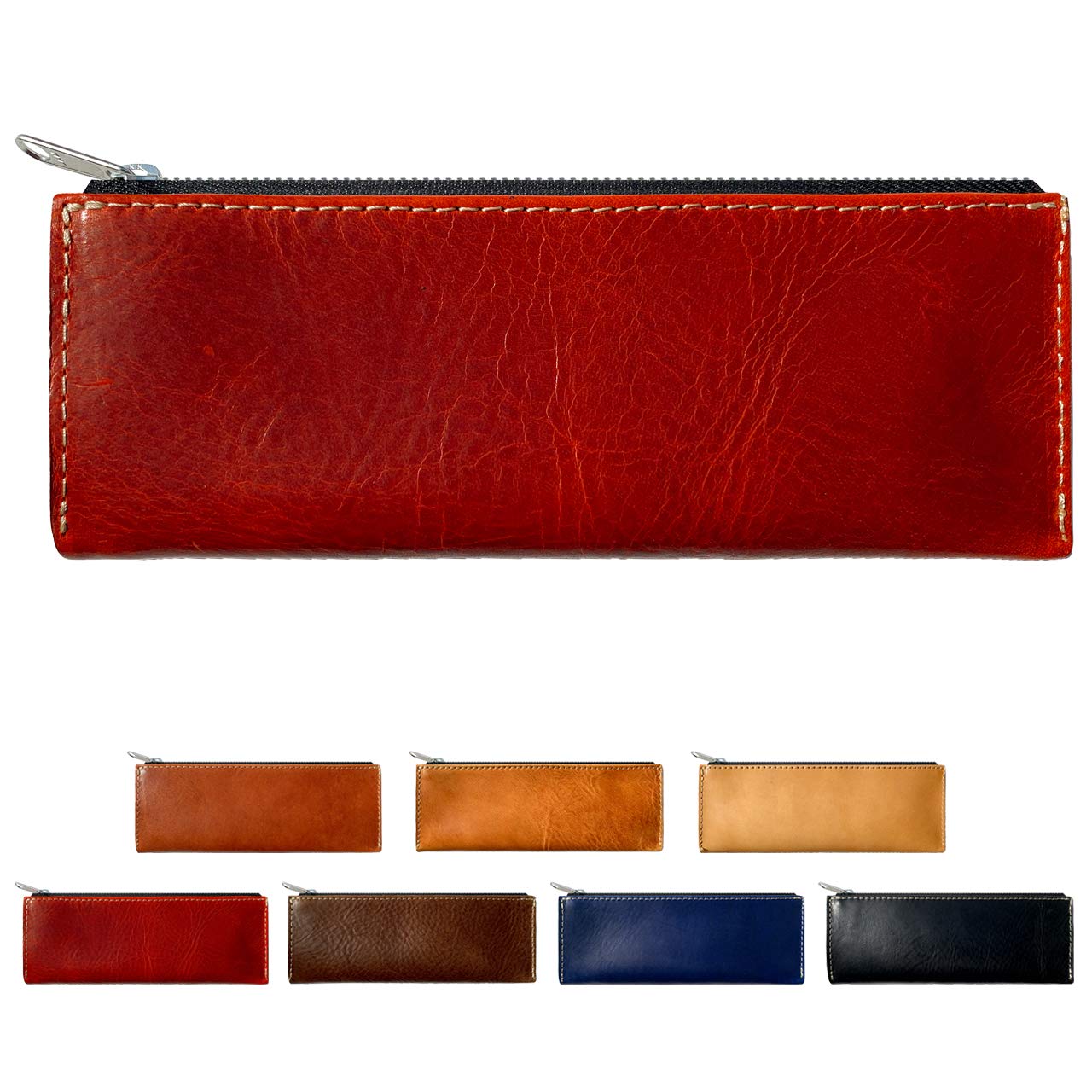genuine leather pencil case for pens and luxurious stationery case made from tanned Italian leather with a YKK Crafted in Missouri Berry Slim,
genuine leather pencil case for pens and luxurious stationery case made from tanned Italian leather with a YKK Crafted in Missouri Berry Slim,
