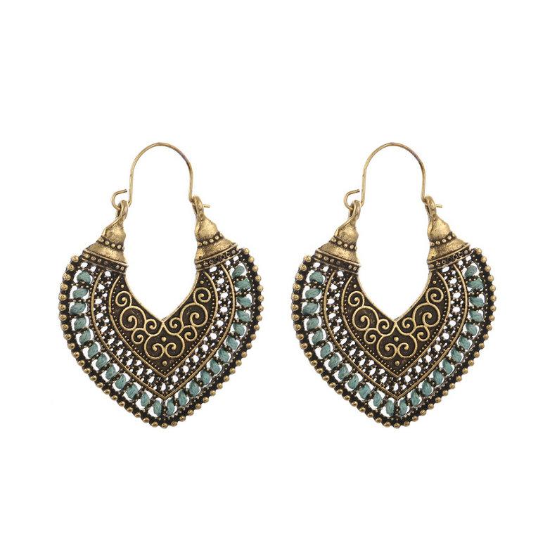 Vintage Statement Ethnic Boho Earrings For Women Heart Shape Bohemian Earings Zircon Rope Wrap Handmade Drop Earrings Gift синий
Vintage Statement Ethnic Boho Earrings For Women Heart Shape Bohemian Earings Zircon Rope Wrap Handmade Drop Earrings Gift синий