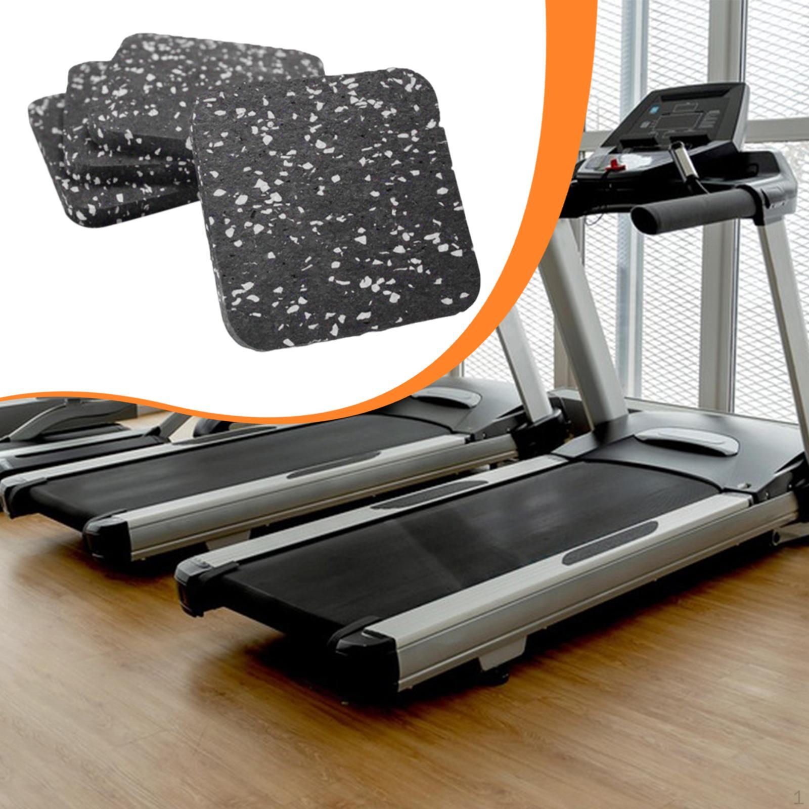 4 Pieces Treadmill Mat Pads 10mm Thick Protect Floors High Density Rubber Square Silent Foot Pad for Black White
4 Pieces Treadmill Mat Pads 10mm Thick Protect Floors High Density Rubber Square Silent Foot Pad for Black White