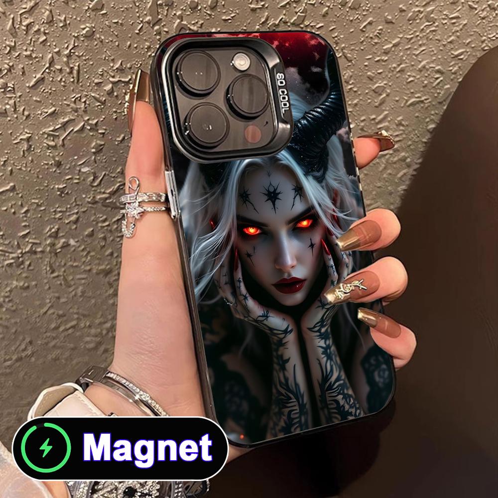 Dark Goddess Lilith Phone Case for iPhone 17 16 15 14 13 12 11 Air Pro Max Plus Colorful Silver MagSafe Cover iPhone 11
Dark Goddess Lilith Phone Case for iPhone 17 16 15 14 13 12 11 Air Pro Max Plus Colorful Silver MagSafe Cover iPhone 11
