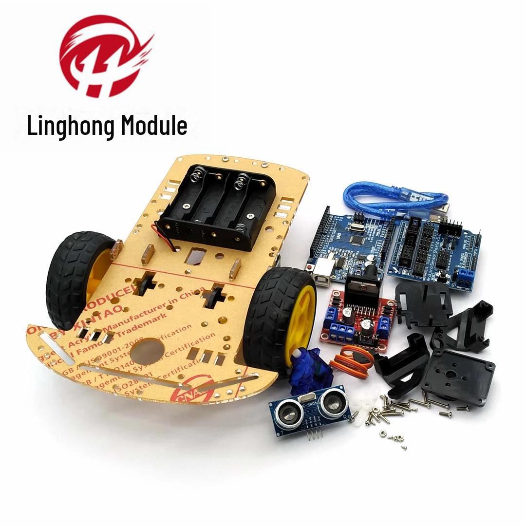 2WD Smart Car Kit: Розробна плата Uno своїми руками з автомобільним шасі та можливістю відстеження 2 wheel set (screwdriver not included)
2WD Smart Car Kit: Розробна плата Uno своїми руками з автомобільним шасі та можливістю відстеження 2 wheel set (screwdriver not included)