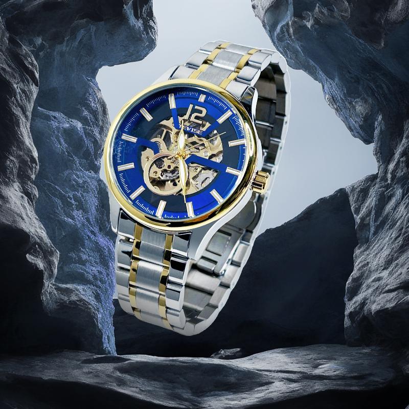 TEVISE Automatic Watch for Men Mechanical Wristwatch with Stainless Steel Strap Waterproof Luminous Watch чёрный/серебряный
TEVISE Automatic Watch for Men Mechanical Wristwatch with Stainless Steel Strap Waterproof Luminous Watch чёрный/серебряный
