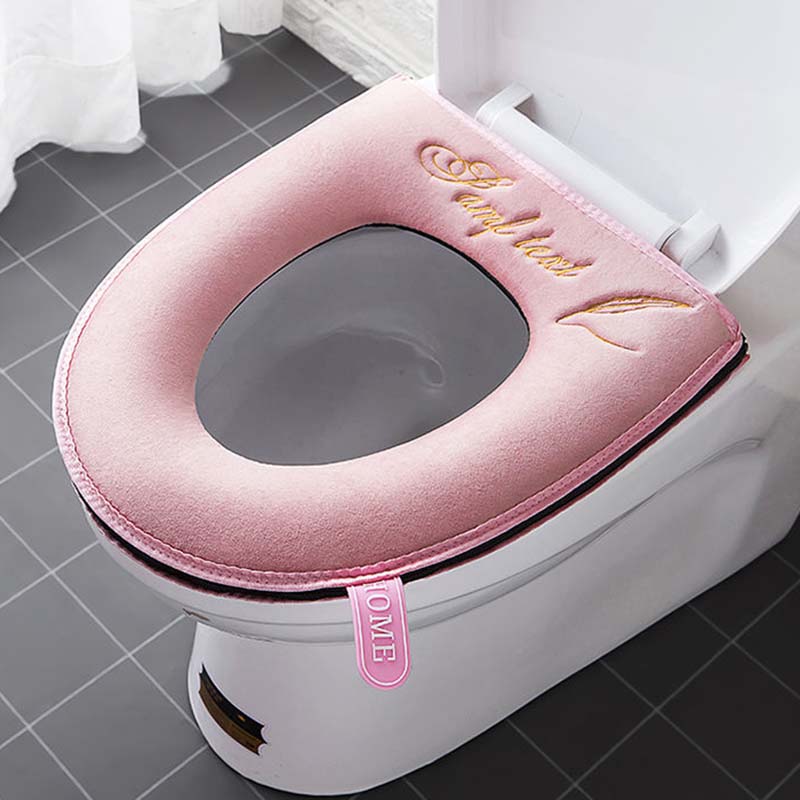 Бытовой бархатный чехол на сиденье для унитаза, подушка, молния, вышитый влагостойкий коврик для сиденья для унитаза, крышка для ванной комнаты, простой водонепроницаемый коврик с ручкой розовый
Бытовой бархатный чехол на сиденье для унитаза, подушка, молния, вышитый влагостойкий коврик для сиденья для унитаза, крышка для ванной комнаты, простой водонепроницаемый коврик с ручкой розовый