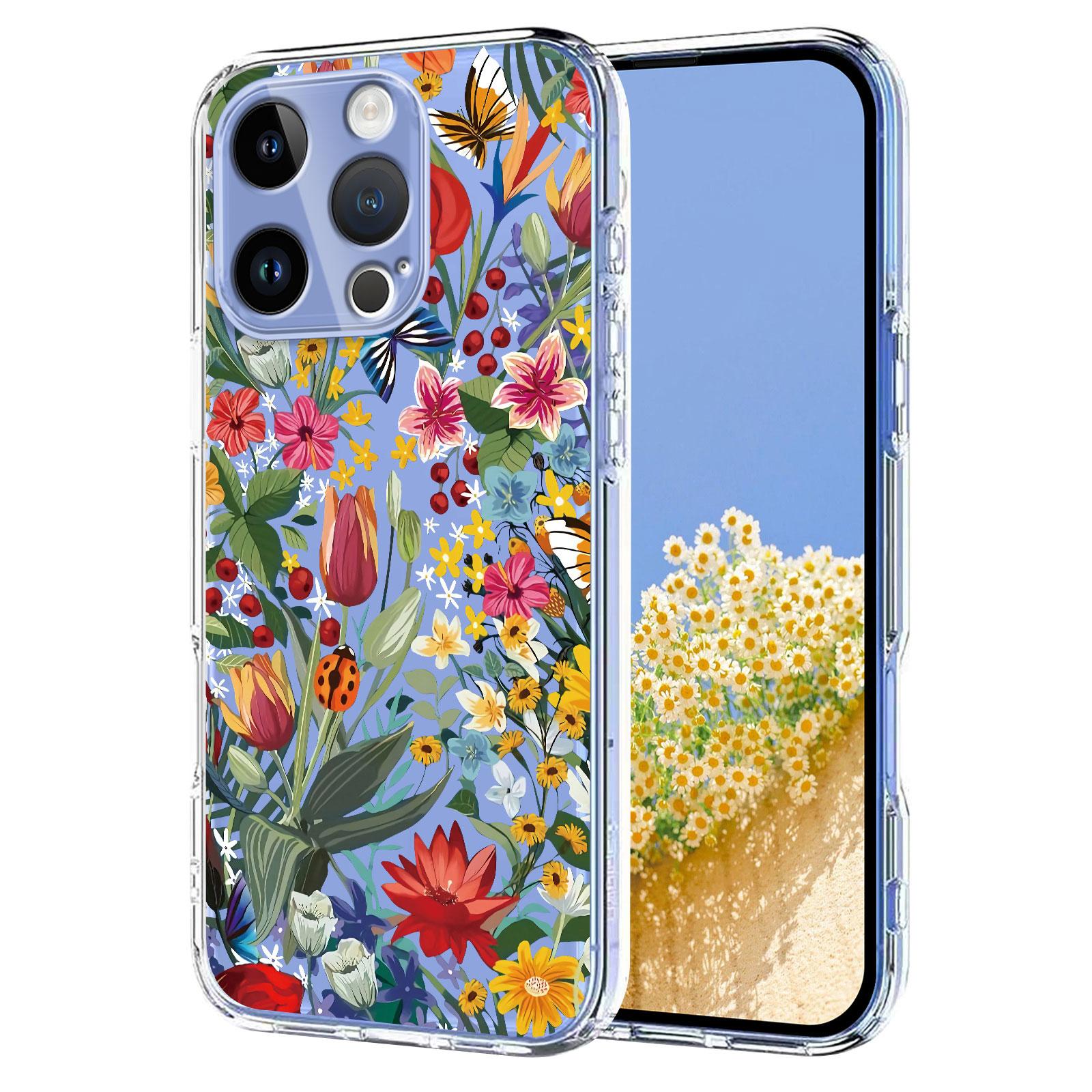 For iPhone 15 Pro Case Butterfly Floral Pattern Printing TPU Phone Back Cover Lilies
For iPhone 15 Pro Case Butterfly Floral Pattern Printing TPU Phone Back Cover Lilies
