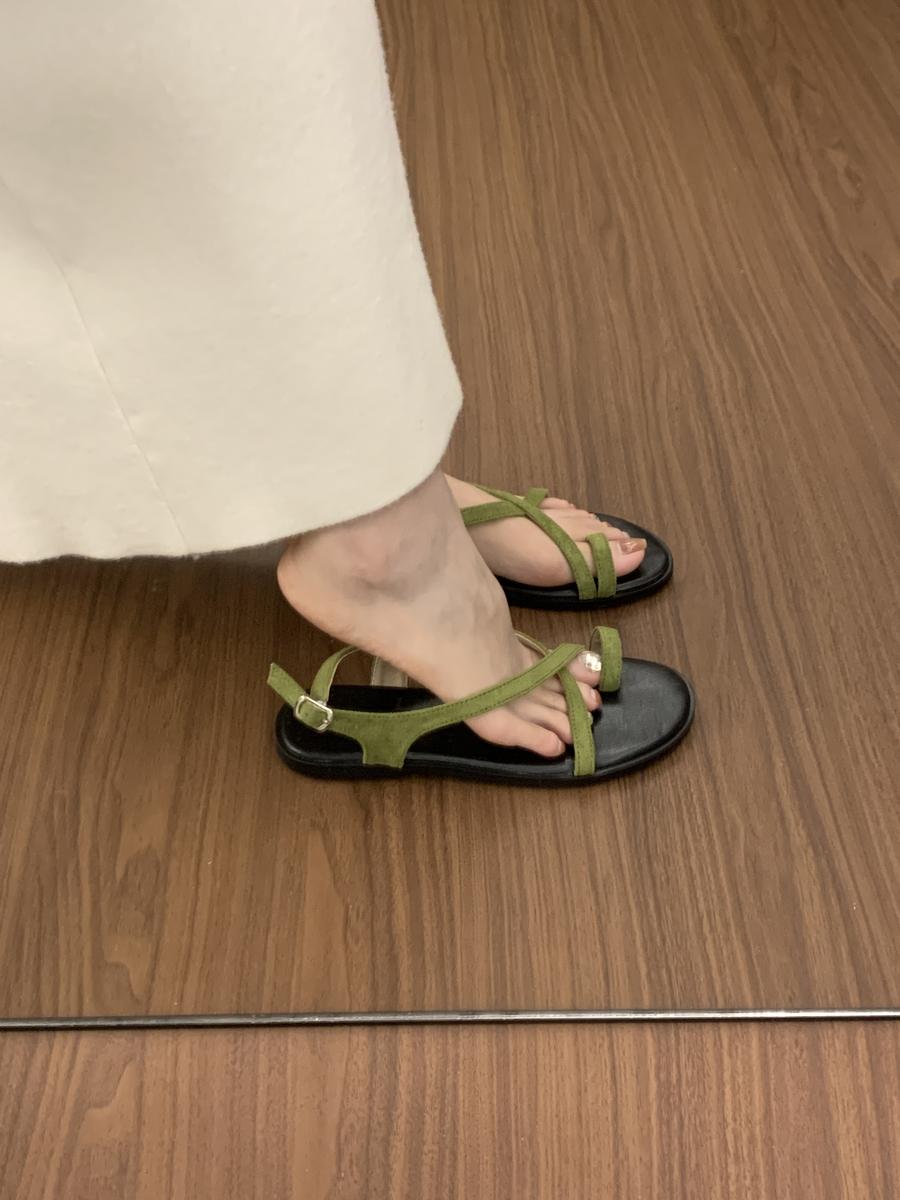 Niche design sense flat-toed beach Roman shoes children 2025 new seaside vacation sandals women s summer 40 зелёный
Niche design sense flat-toed beach Roman shoes children 2025 new seaside vacation sandals women s summer 40 зелёный