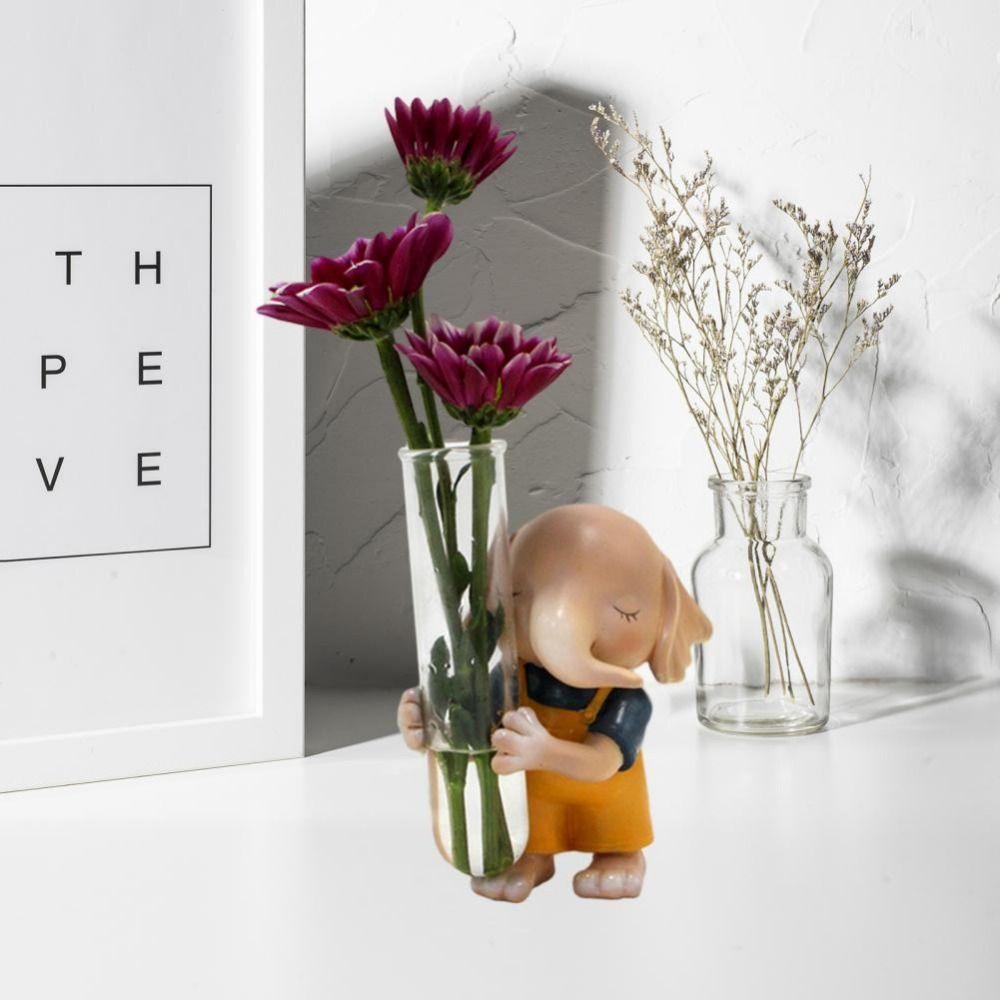 Shatterproof Animal Flower Vase Handmade Resin Flower Container Cartoon Animal Statue Desktop Style 4
Shatterproof Animal Flower Vase Handmade Resin Flower Container Cartoon Animal Statue Desktop Style 4