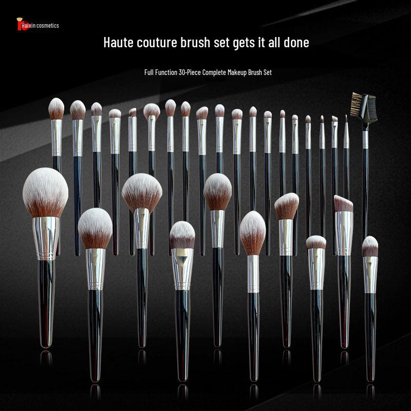 30-Piece Professional Makeup Brush Set with Soft Bristles - High-End Brushes for Powder and Eyeshadow.
30-Piece Professional Makeup Brush Set with Soft Bristles - High-End Brushes for Powder and Eyeshadow.