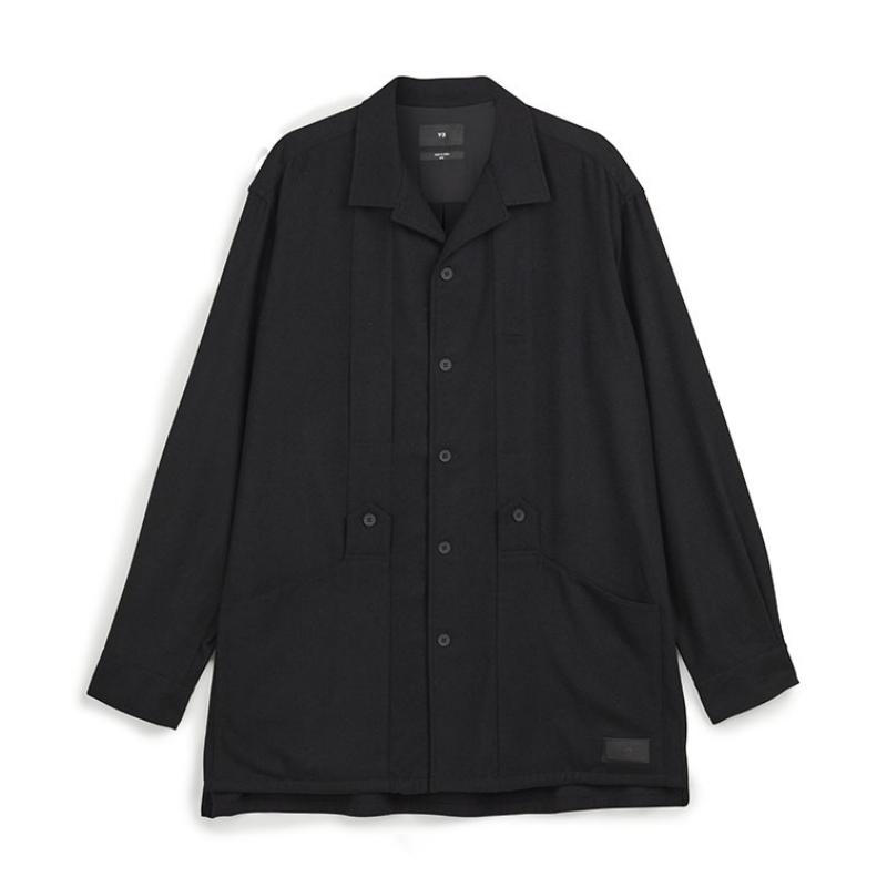 Y-3 фланелевая рубашка осенняя куртка однотонная повседневная куртка унисекс черная IP5562 L
Y-3 фланелевая рубашка осенняя куртка однотонная повседневная куртка унисекс черная IP5562 L