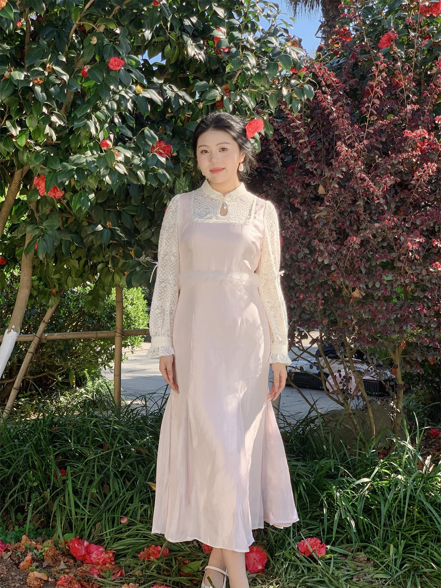 Winter 2026 Gentle Temperament Lace Mermaid Skirt Pearlescent Plus Size Two-Piece Dress 5XL (105-115kg) розовый
Winter 2026 Gentle Temperament Lace Mermaid Skirt Pearlescent Plus Size Two-Piece Dress 5XL (105-115kg) розовый