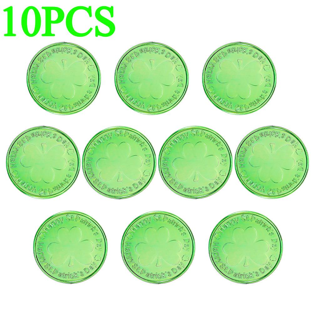 10-100Pcs St Patricks Day Prop Coins Green Gold Clover Lucky Shamrock Party Decoration Props Party Gifts Favors Green Coins Toys зелёный
10-100Pcs St Patricks Day Prop Coins Green Gold Clover Lucky Shamrock Party Decoration Props Party Gifts Favors Green Coins Toys зелёный