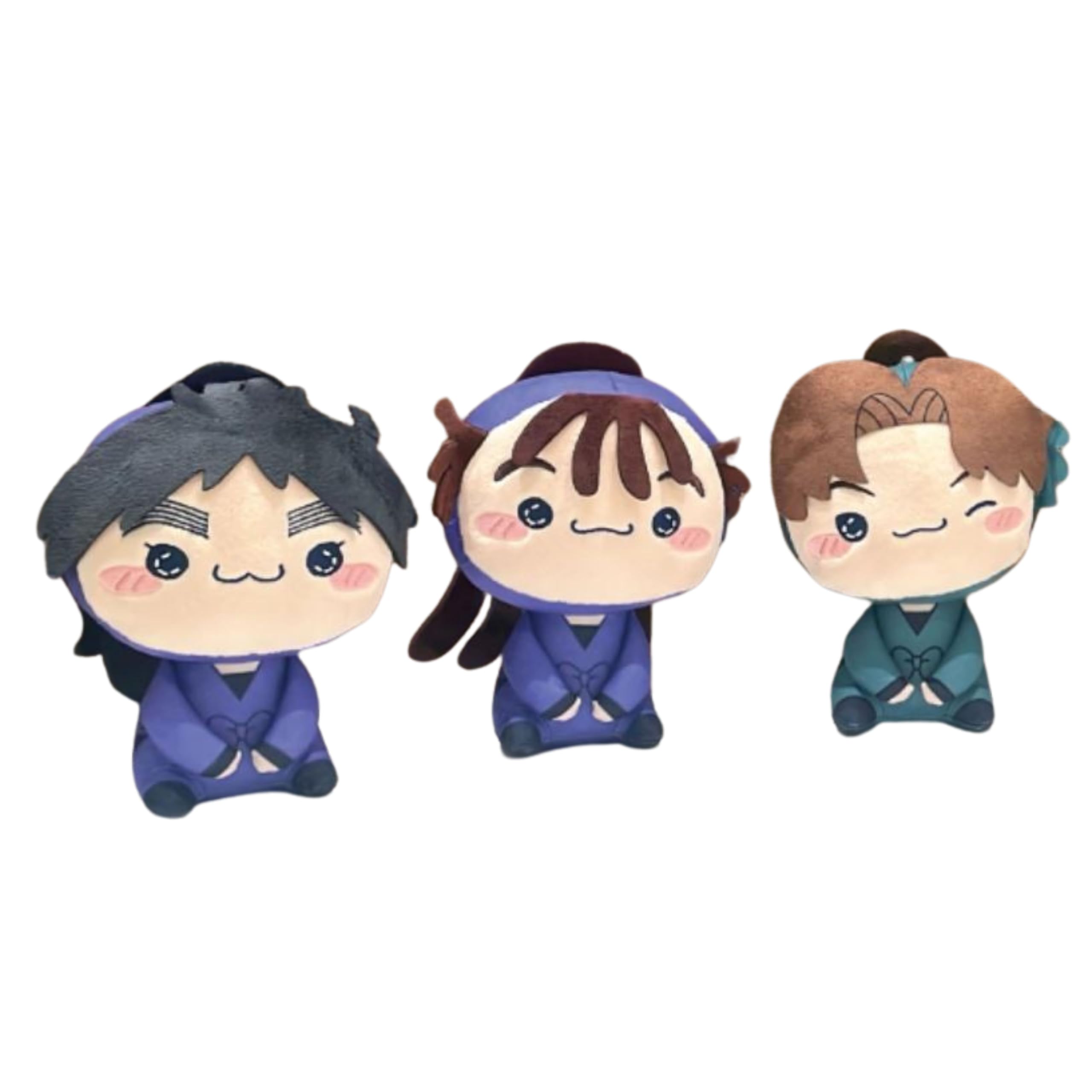 Nintama Mochipiko Plush Toys, 5th Edition, 3 Types (Yamada Rikichi, Kukuchi Heisuke, Ohama Kan emon), Size: Approx. 15cm
Nintama Mochipiko Plush Toys, 5th Edition, 3 Types (Yamada Rikichi, Kukuchi Heisuke, Ohama Kan emon), Size: Approx. 15cm