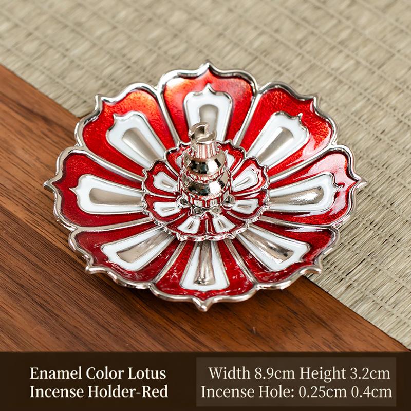 Zen Lotus Enamel Metal Incense Stick Holder Elegant Aromatherapy Diffuser for Spa Meditation Room& червоний
Zen Lotus Enamel Metal Incense Stick Holder Elegant Aromatherapy Diffuser for Spa Meditation Room& червоний