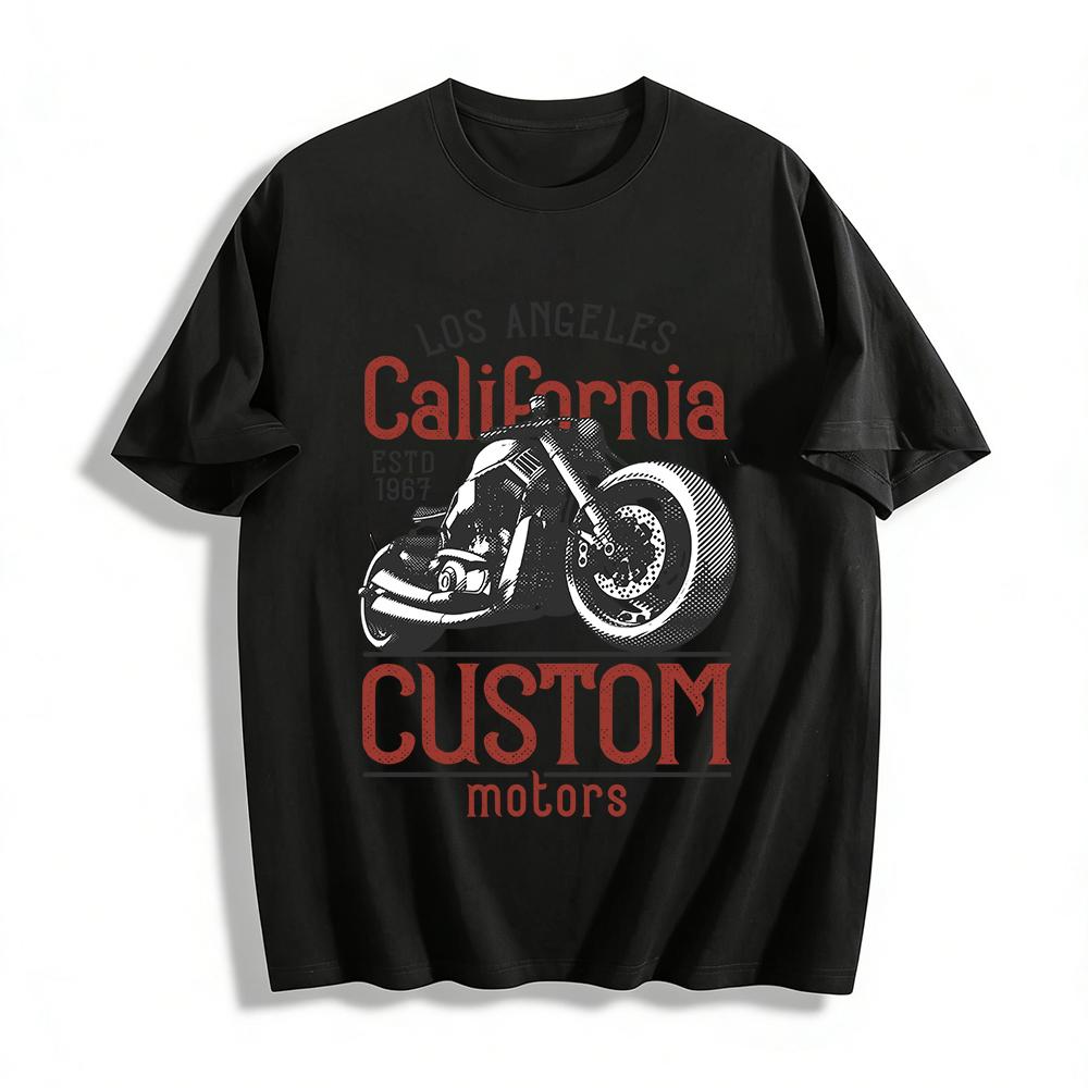 Los Angeles 1967 Custom Motors Vintage Motorcycle Graphic Tee Pure cotton T-shirt 6XL
Los Angeles 1967 Custom Motors Vintage Motorcycle Graphic Tee Pure cotton T-shirt 6XL