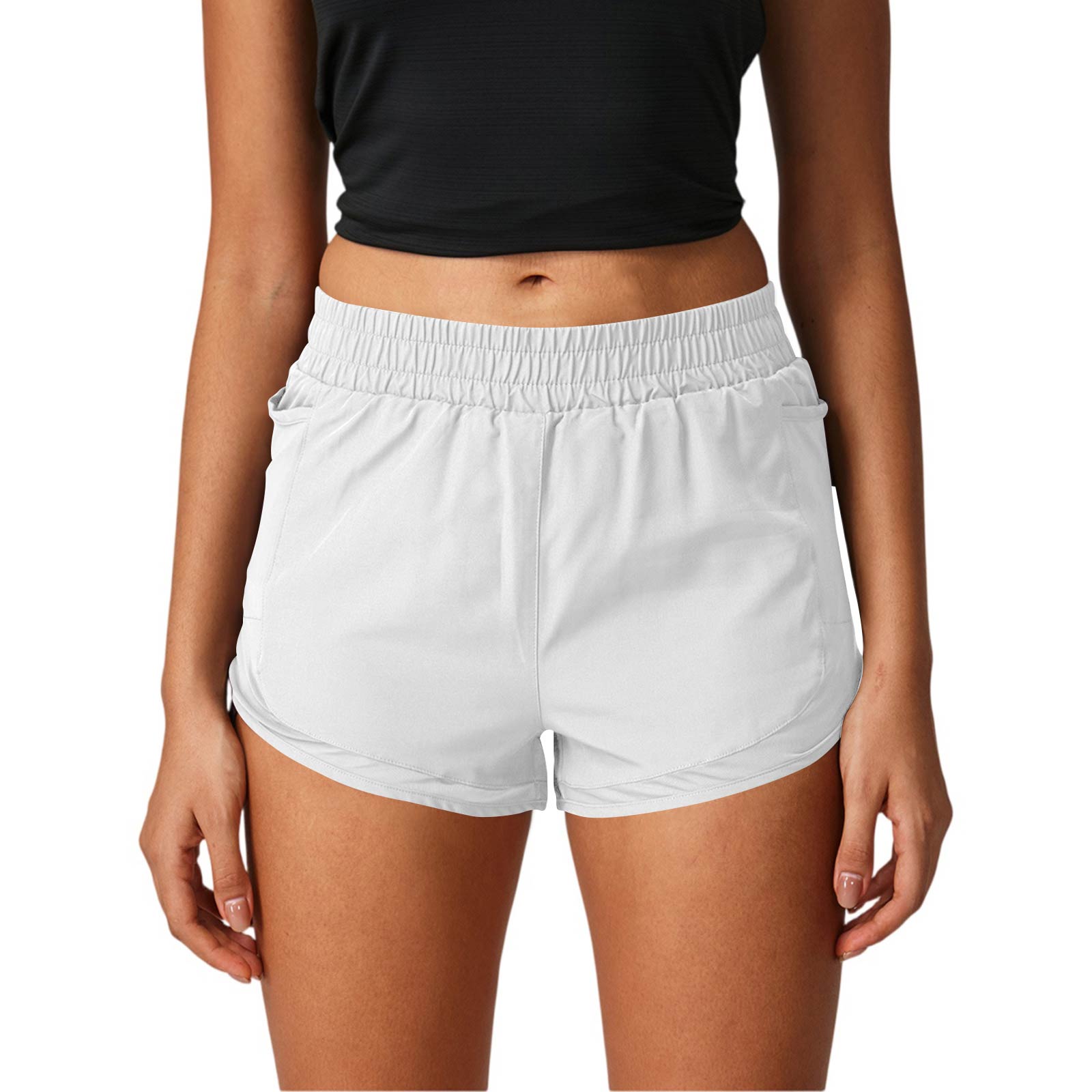 Women s Fashionable Casual Loose-Fit Comfortable Fitness Sports Quick-Dry Thin Weight Faux Two Piece Three Quarter Shorts XL білий
Women s Fashionable Casual Loose-Fit Comfortable Fitness Sports Quick-Dry Thin Weight Faux Two Piece Three Quarter Shorts XL білий