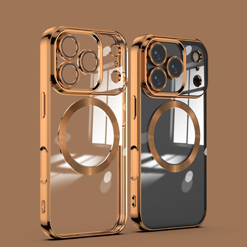 Plating Transparency Phone Case For iPhone 17 Pro Max Air 16E 14 15 Plus 12 13 16 Pro For Magsefa Wireless Charging Cover iPhone17 Pro
Plating Transparency Phone Case For iPhone 17 Pro Max Air 16E 14 15 Plus 12 13 16 Pro For Magsefa Wireless Charging Cover iPhone17 Pro
