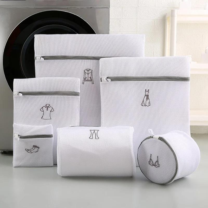 6pcs Laundry Bag Fine Mesh Embroidery Print Laundry Pouch Household Clothes Cleaning Washing Bags for Washing Machines 6pcs білий
6pcs Laundry Bag Fine Mesh Embroidery Print Laundry Pouch Household Clothes Cleaning Washing Bags for Washing Machines 6pcs білий