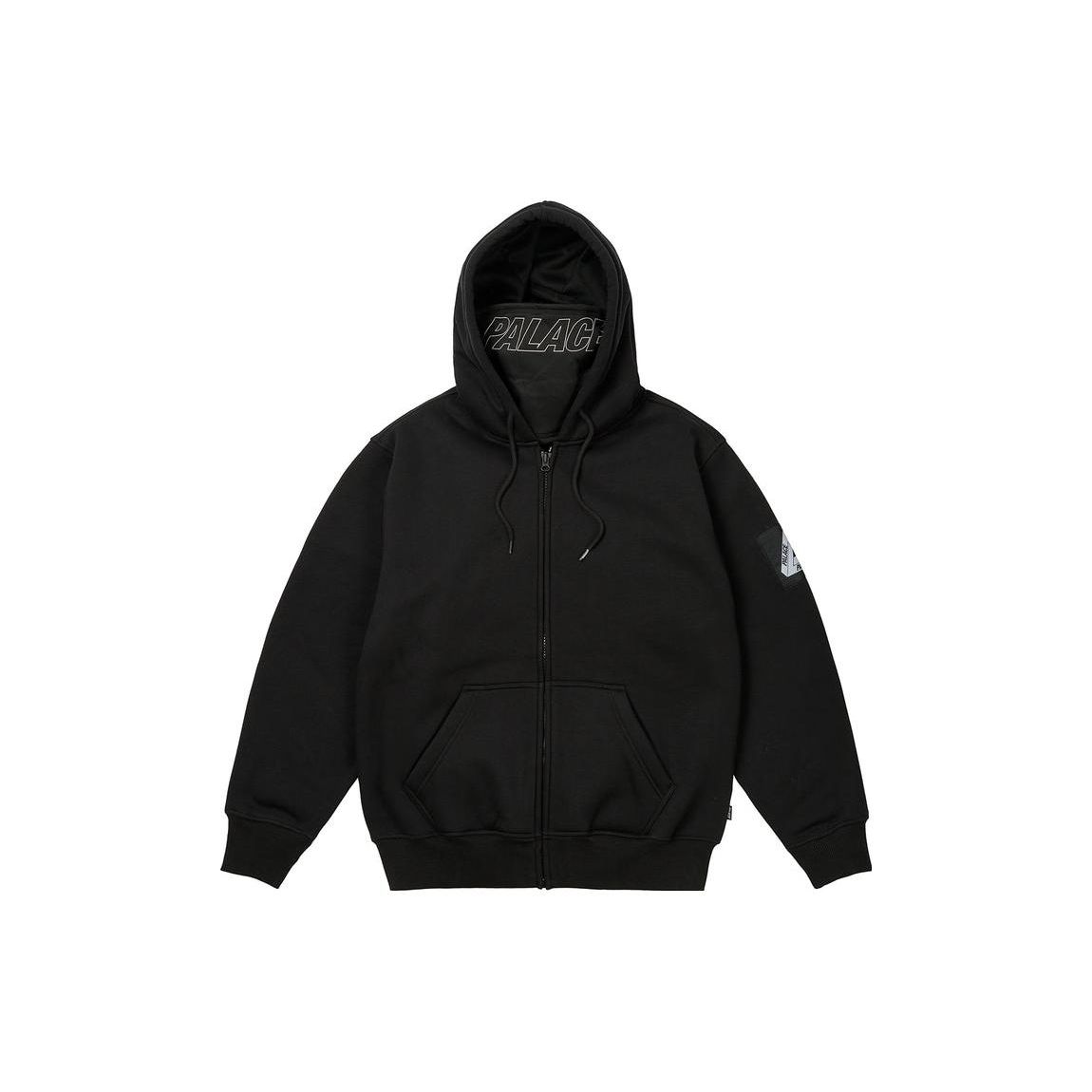 Palace Facemask с термокапюшоном, черные топы унисекс P25CS162 
Palace Facemask с термокапюшоном, черные топы унисекс P25CS162