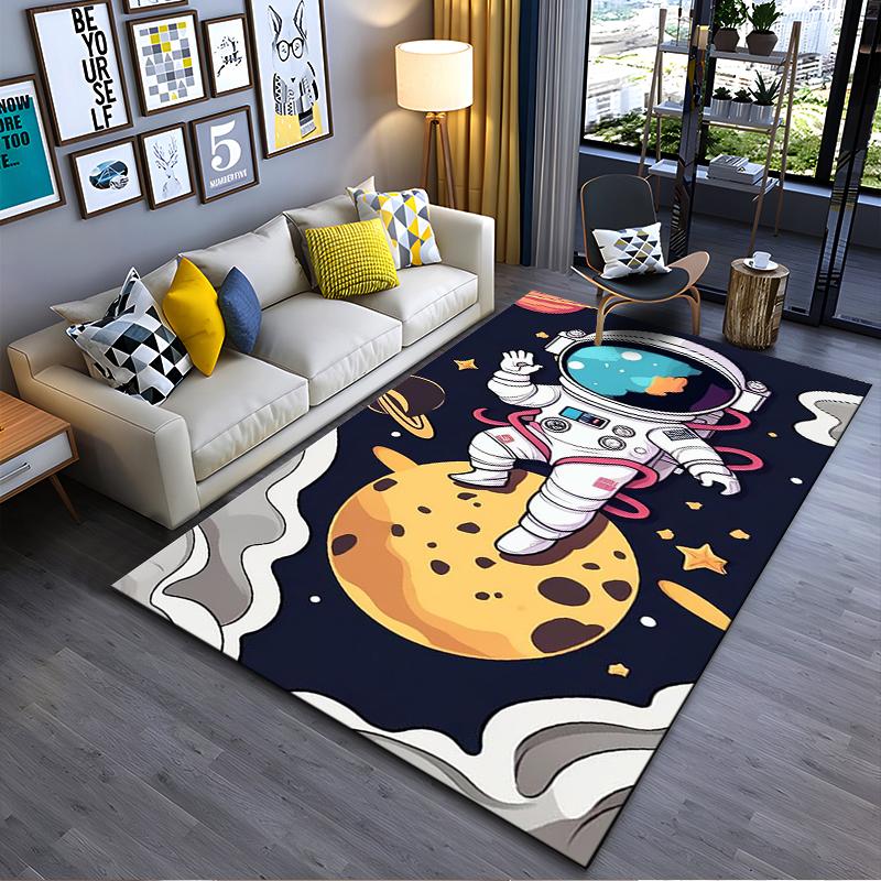 Astronaut Space Adventure Design Carpet with Planet and Stars Theme Suitable for use as an anti-slip for living room bedroom sofas 40x60cm( 15x23in )
Astronaut Space Adventure Design Carpet with Planet and Stars Theme Suitable for use as an anti-slip for living room bedroom sofas 40x60cm( 15x23in )