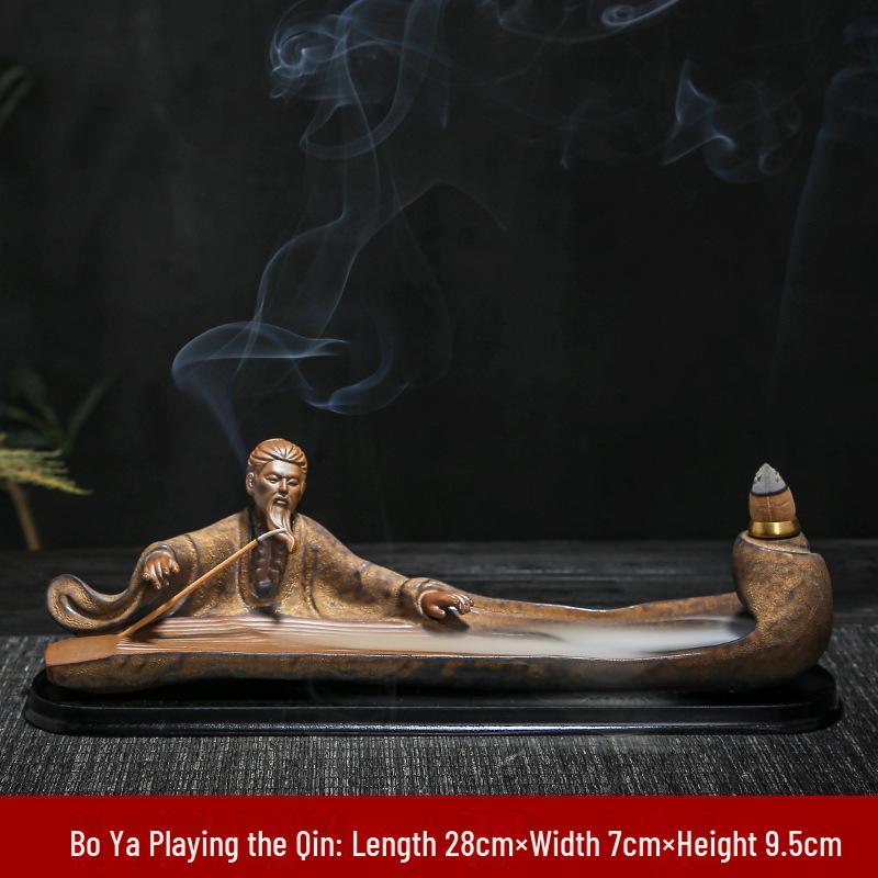 Artistic Ceramic Backflow Incense Burner Stand - Perfect for Tea or Incense Ceremonies
Artistic Ceramic Backflow Incense Burner Stand - Perfect for Tea or Incense Ceremonies