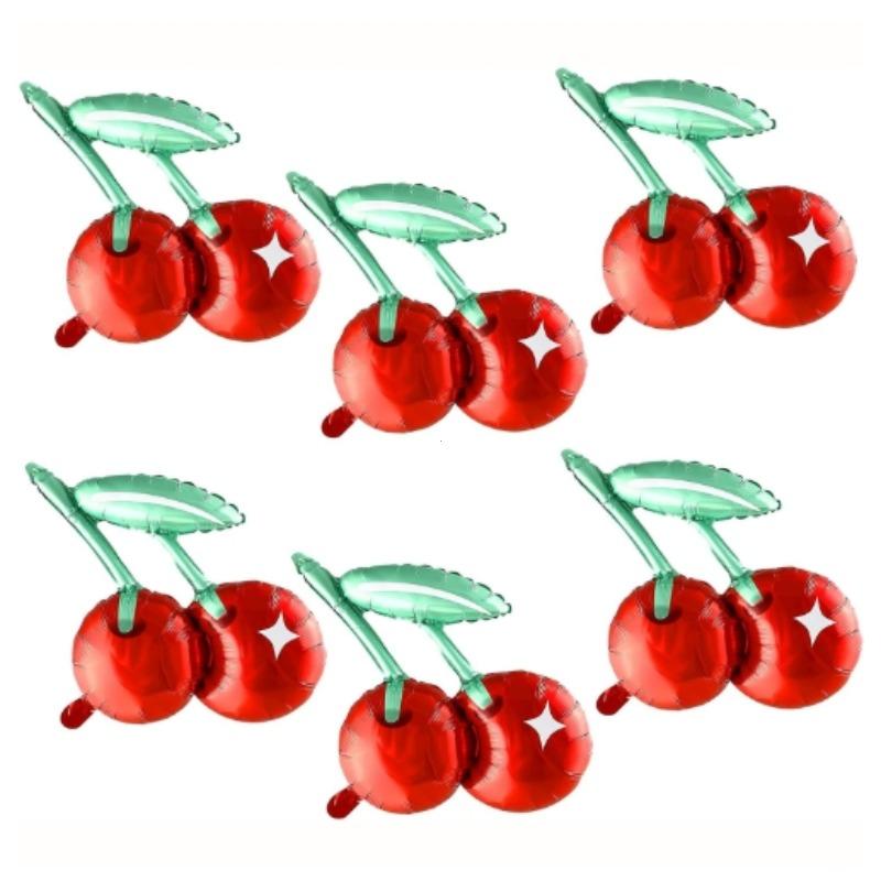 6 cherry balloon aluminum film balloons, suitable for birthday party decoration, festival celebration decoration, and theme party decoration
6 cherry balloon aluminum film balloons, suitable for birthday party decoration, festival celebration decoration, and theme party decoration