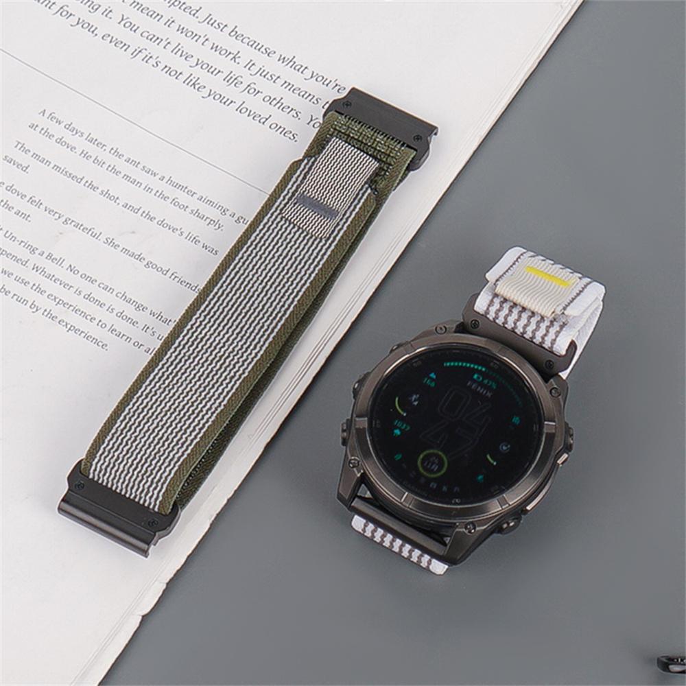 Nylon Strap for Garmin Fenix 8 51mm/Enduro 3/Enduro 2 Magic Tape Loop 26mm Universal Watch Band Army Green
Nylon Strap for Garmin Fenix 8 51mm/Enduro 3/Enduro 2 Magic Tape Loop 26mm Universal Watch Band Army Green