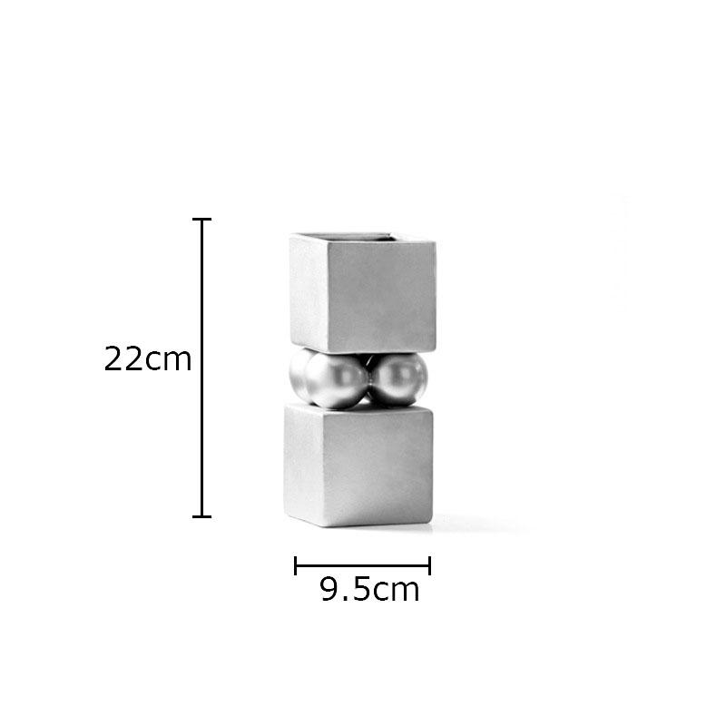 Square Cylinder Ceramic Vase Desk Decoration Artificial Flower Decorative Flowers Arrangement Floral Vases Room Aesthetic Decor
Square Cylinder Ceramic Vase Desk Decoration Artificial Flower Decorative Flowers Arrangement Floral Vases Room Aesthetic Decor