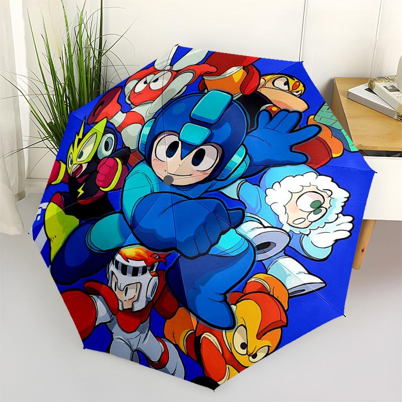 1pc Mega Man Auto-Folding Umbrella, Portable 3-Fold Design, 8-Bone Iron Frame Outdoor Umbrella, Perfect Gift for Fans, Travelers, Everyday Use, Festiv
1pc Mega Man Auto-Folding Umbrella, Portable 3-Fold Design, 8-Bone Iron Frame Outdoor Umbrella, Perfect Gift for Fans, Travelers, Everyday Use, Festiv