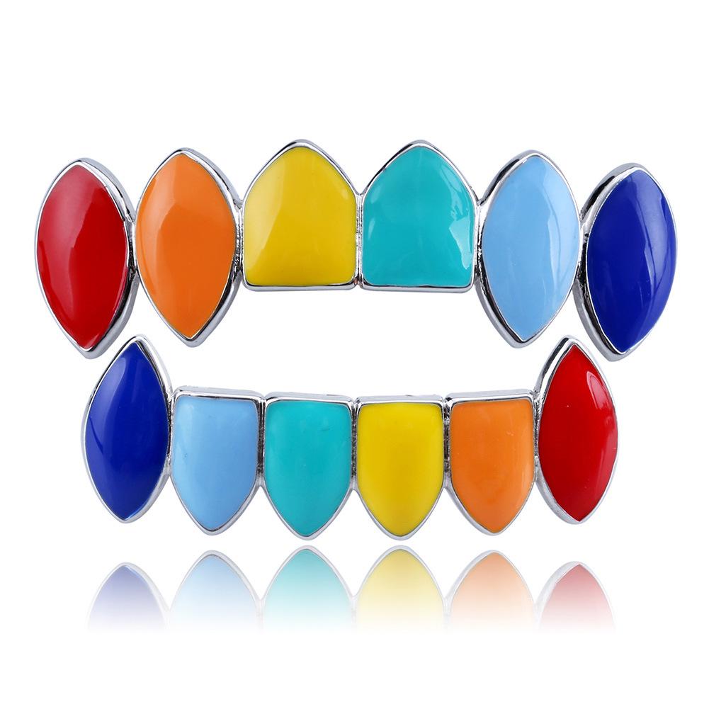 Gold-Plated Colorful Glossy Fang Grillz - Hip Hop Fashion Tooth Jewelry срібний
Gold-Plated Colorful Glossy Fang Grillz - Hip Hop Fashion Tooth Jewelry срібний