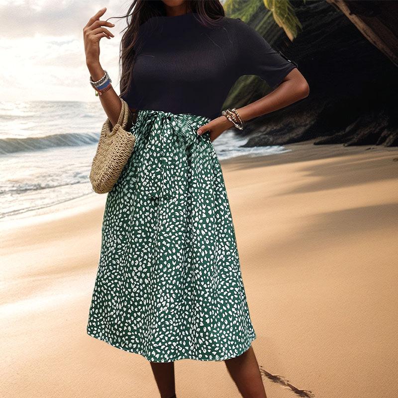 JKASHDK Женская мода лето весна леопардовый принт короткий рукав полуводолазка высокая талия повседневные платья XL темно-зеленого
JKASHDK Женская мода лето весна леопардовый принт короткий рукав полуводолазка высокая талия повседневные платья XL темно-зеленого