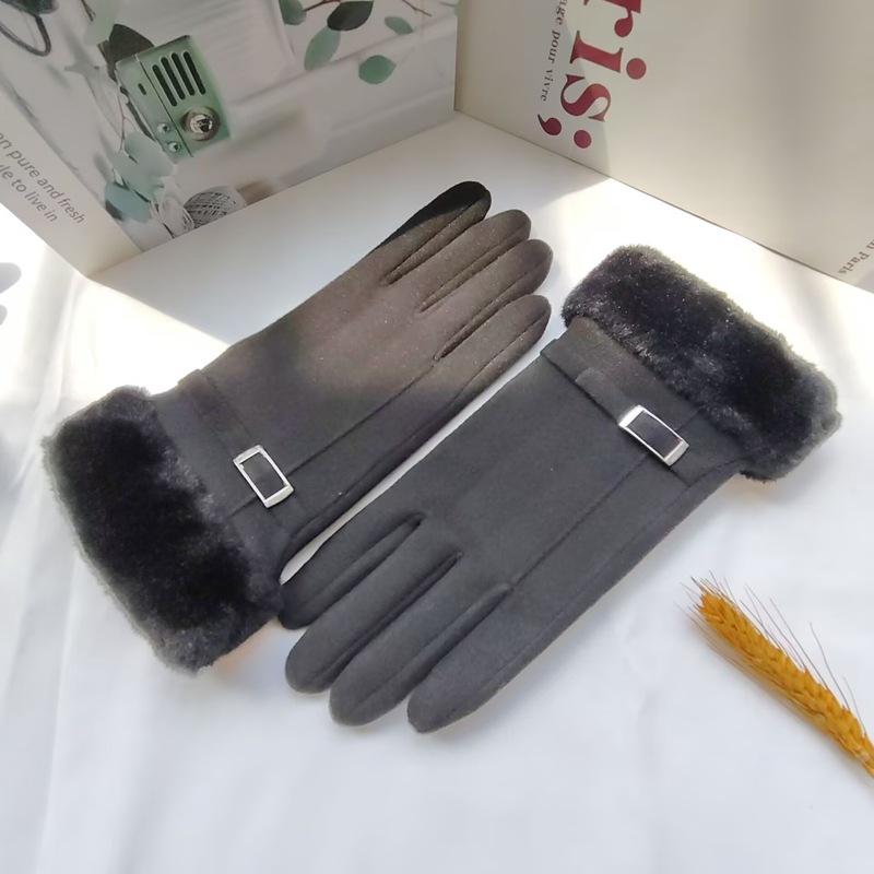 Модные перчатки Осень Зима Милые пушистые теплые варежки с полными пальцами Женские перчатки для спорта на открытом воздухе Перчатки с сенсорным экраном чёрный
Модные перчатки Осень Зима Милые пушистые теплые варежки с полными пальцами Женские перчатки для спорта на открытом воздухе Перчатки с сенсорным экраном чёрный