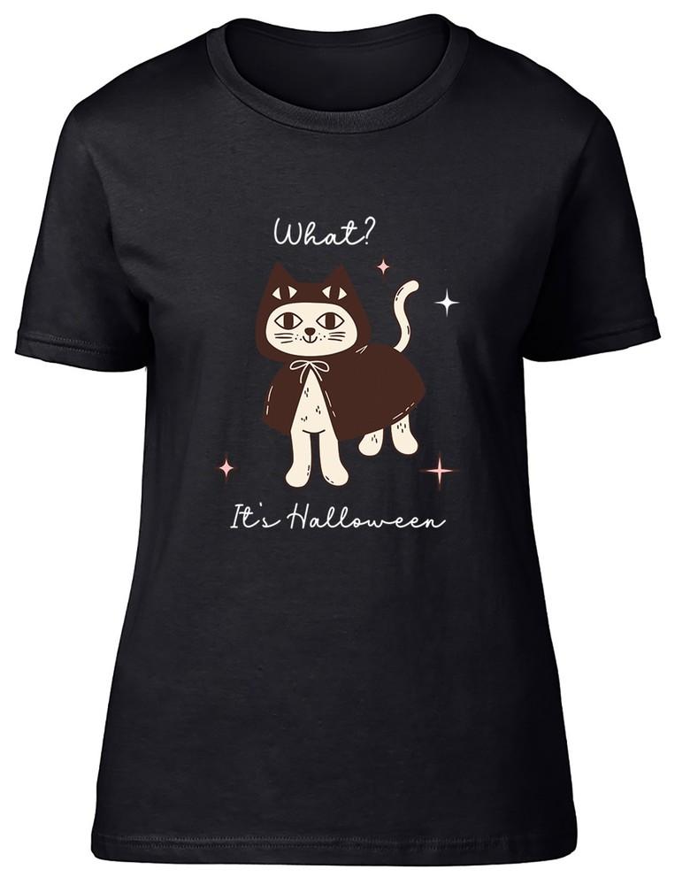 What It s Halloween Womens T-Shirt Cat Dracula Funny Ladies Gift Tee S
What It s Halloween Womens T-Shirt Cat Dracula Funny Ladies Gift Tee S