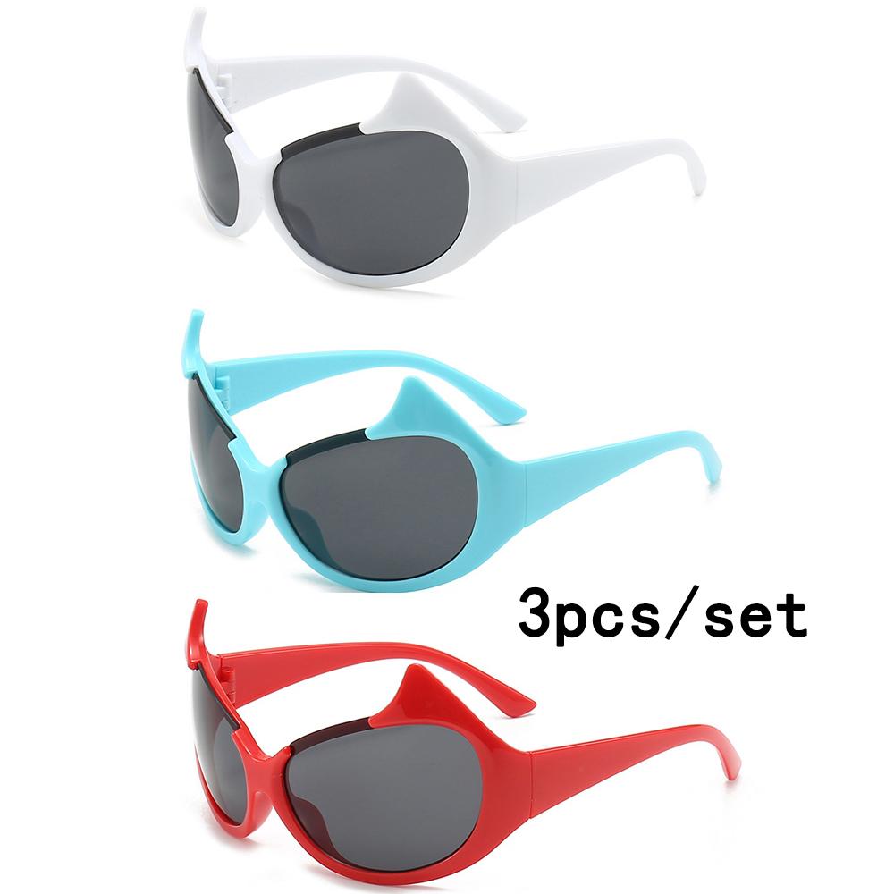 3Pcs/set Round Sunglasses Women Men Cat Eye Circular Sun Glasses Female Oval Eyewear Oculos De Sol for Male Female Eyeglasses MULTI
3Pcs/set Round Sunglasses Women Men Cat Eye Circular Sun Glasses Female Oval Eyewear Oculos De Sol for Male Female Eyeglasses MULTI
