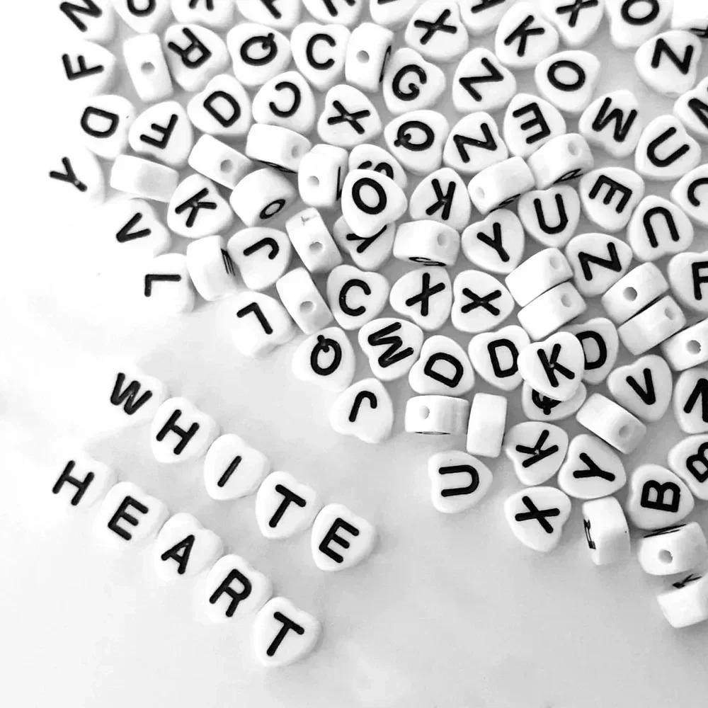 100-500PCS Heart Shape Letter Beads Acrylic Colorful Loose Spacer Alphabe Beads For Jewelry Making Handmade Bracelet Accessories 100PCS
100-500PCS Heart Shape Letter Beads Acrylic Colorful Loose Spacer Alphabe Beads For Jewelry Making Handmade Bracelet Accessories 100PCS